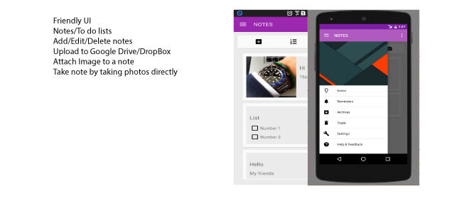 quick note app for android