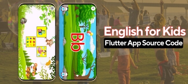 English for Kids – Flutter App Source Code – Sell My App
